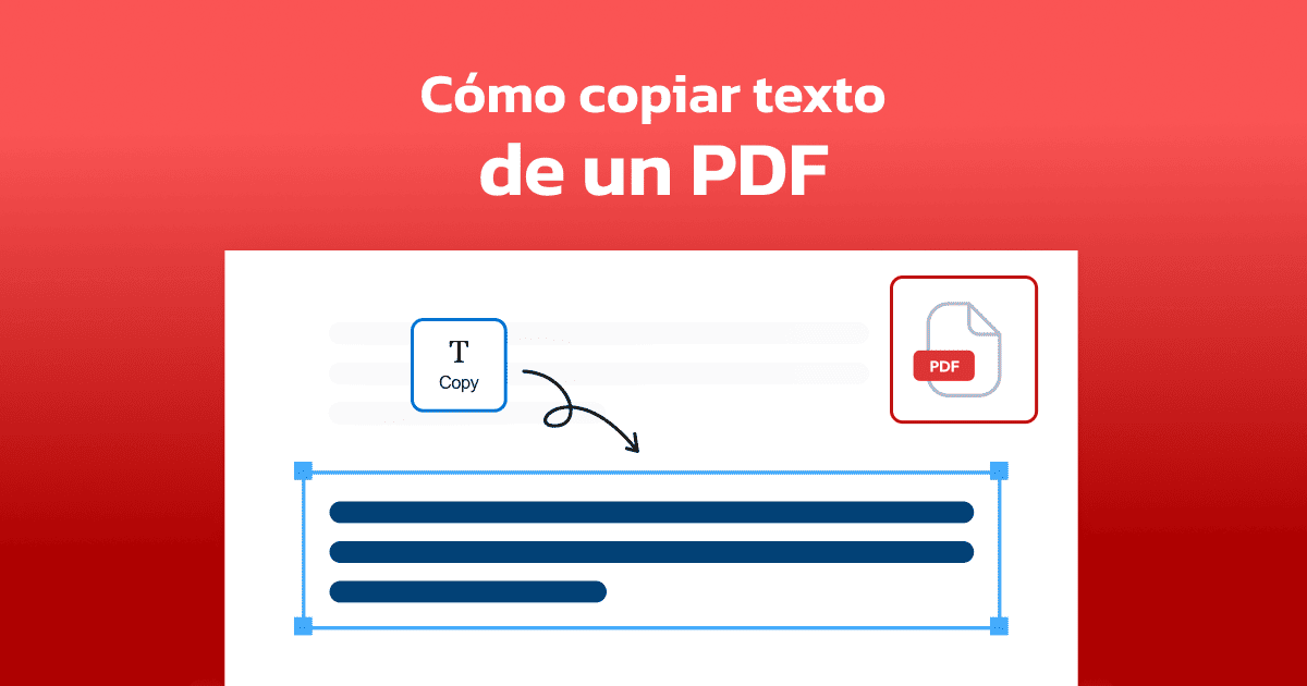 Cómo copiar texto de un PDF