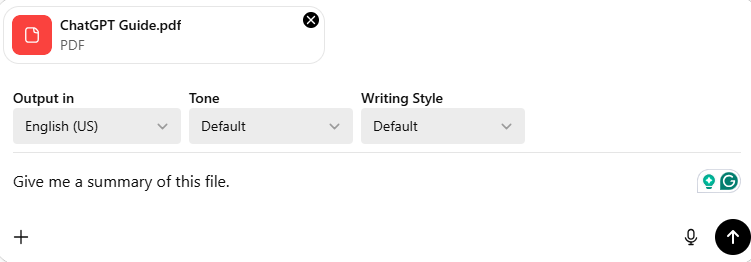 can chatgpt summarize a pdf