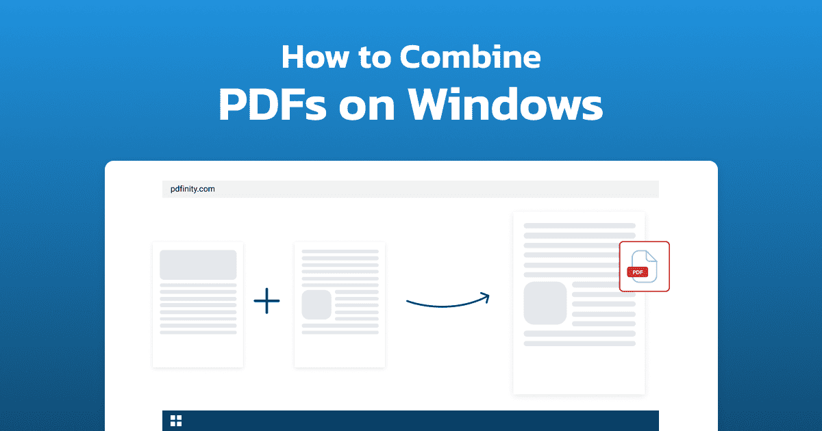 How to Combine PDFs on Windows