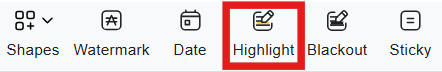highlight pdf online