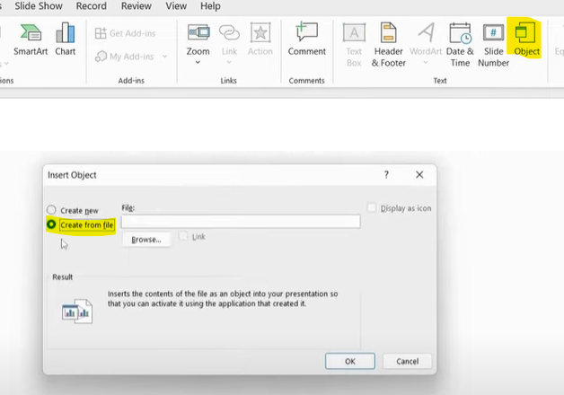 how to insert pdf in ppt