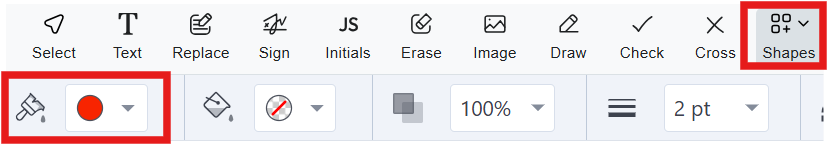 how do you redline a pdf